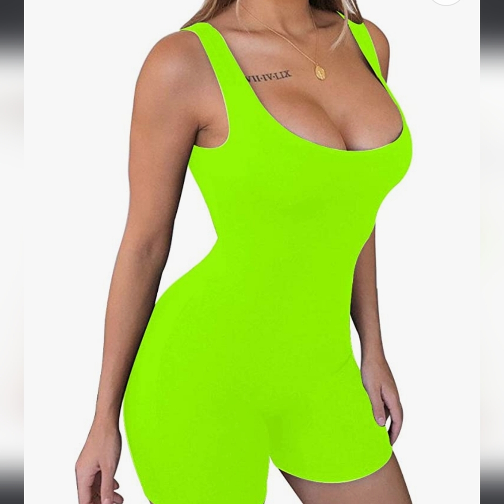 Women's Tank Tops Short Jumpsuits One-Piece Bodysuit small